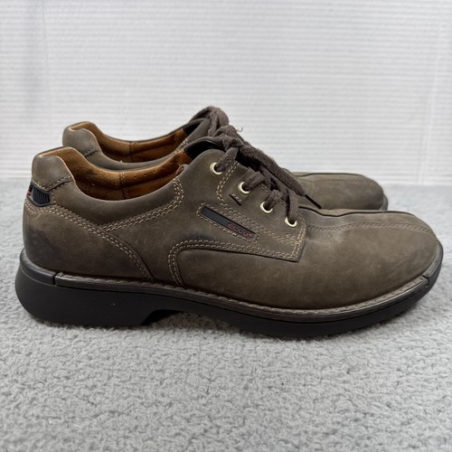 Ecco Fusion Oxford Lace Up Causal Shoes Leather Brown Mens Size EU 45 US 11 - Picture 7 of 22
