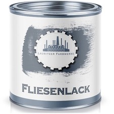 1L Fliesenlack 2in1 SEİDENMATT Fliesenfarbe Grundierung+Lack für Boden Wand LFW