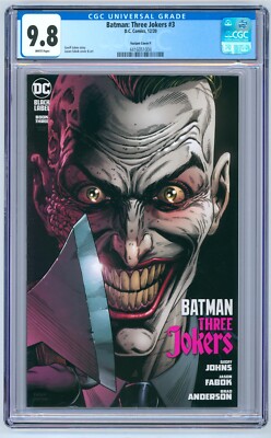 Batman: Three Jokers #3 CGC 9.8 (2020) - Variant Cover F