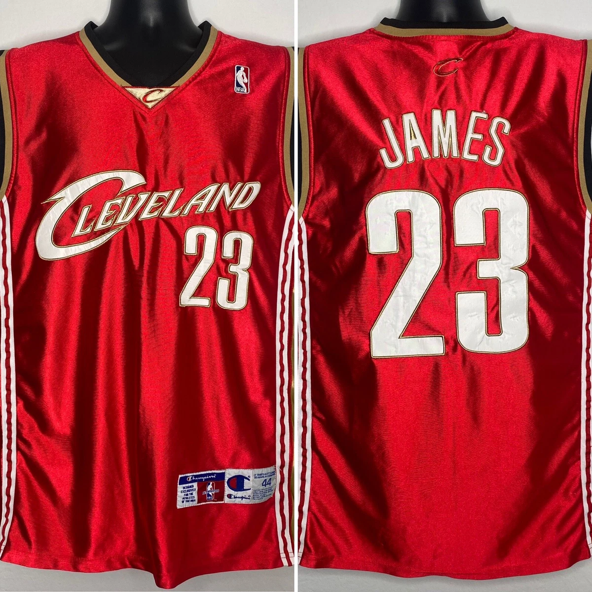 Lebron James (small) STITCHED throwback Cleveland Cavaliers