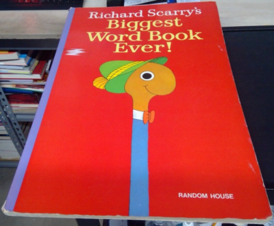 Richard Scarry's Biggest Word Book Ever Hardcover 1985