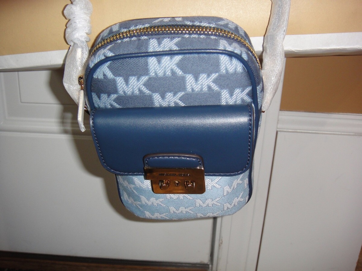 New Michael Kors Sloan Editor Signature Top Flap Pocket