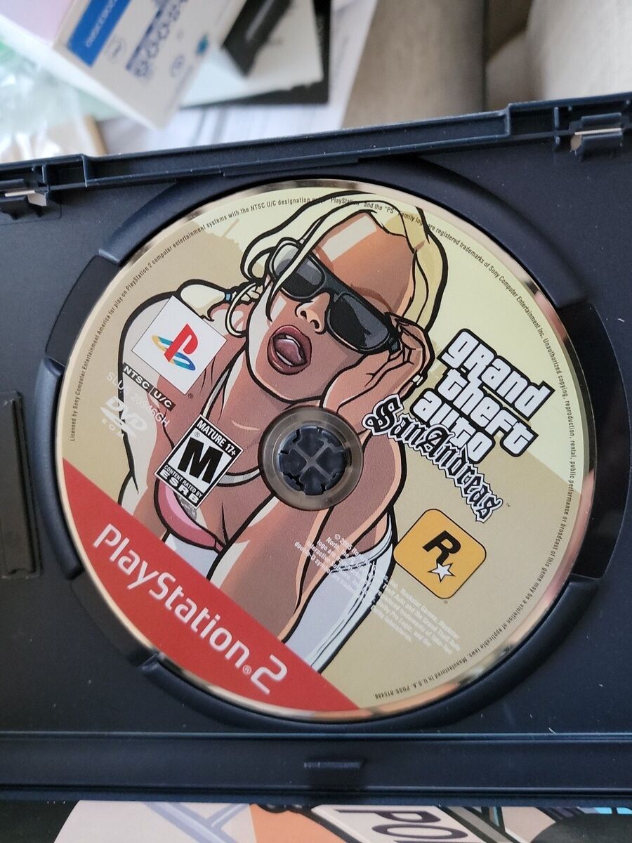 Grand Theft Auto: San Andreas GH PlayStation 2 2004 PS2 