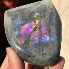 320G Natural Purple Labradorite Crystal Freeform Energy Healing Reiki