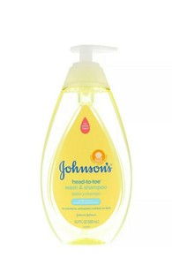 johnson's head to toe wash and shampoo 16.9 oz