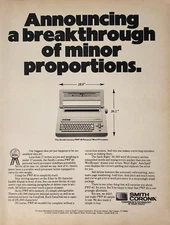 1988 Smith Corona PWP 40 Personal Word Processor Portable Data Disc Print Ad