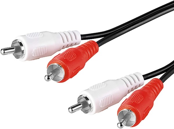 2,5M Stereo Verbindung Kabel 2X Cinch-Stecker Auf 2X Cinch-Stecker Chinch 50029-image