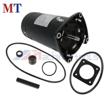 USQ1102 1HP 115/230V Pool Motor 3450RPM 48Y Frame Square Flange Pool Pump Motor