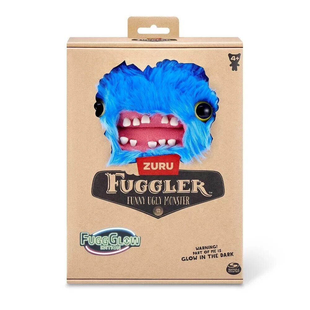 SCREECH plush FUGGLER zuru FUGGGLOW glow-in-the-dark FUNNY SCREECH plush FUGGLER zuru FUGGGLOW glow-in-the-dark FUNNY