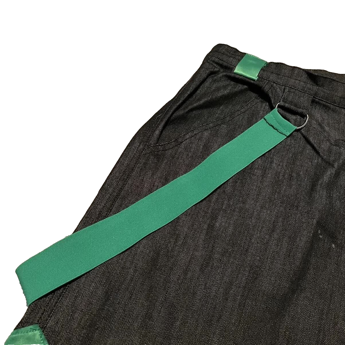 【SATIIIZ】Nello Brushed Nylon Zipper Pants HS Cease 2 Exist X HS Cease 2 Haunt Zyzz Pants, Size: Medium