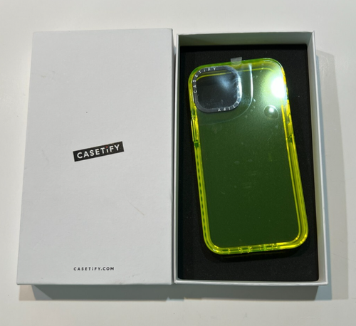 Casetify Neon Yellow for iPhone 13 Mini Phone Case