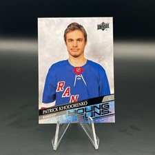 Patrick Khodorenko 2020-21 Upper Deck Extended #709 New York Rangers Young Guns