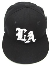 LOS ANGELES Snapback Cap Hat LA City California 3D Embroidered Text NWT