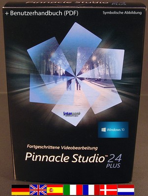 Pinnacle Studio 24 Plus Vollversion HD Videosoftware + Handbuch PDF Download NEU
