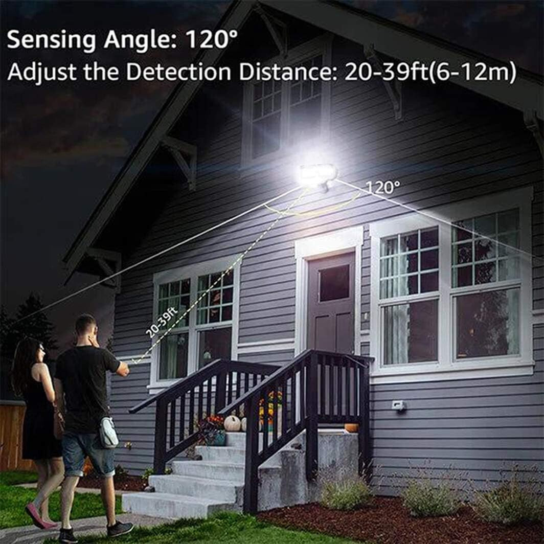 LED Security Wall Lamp 4000LM Dusk to Dawn Light Sensor Outdoor IP65 Waterproof