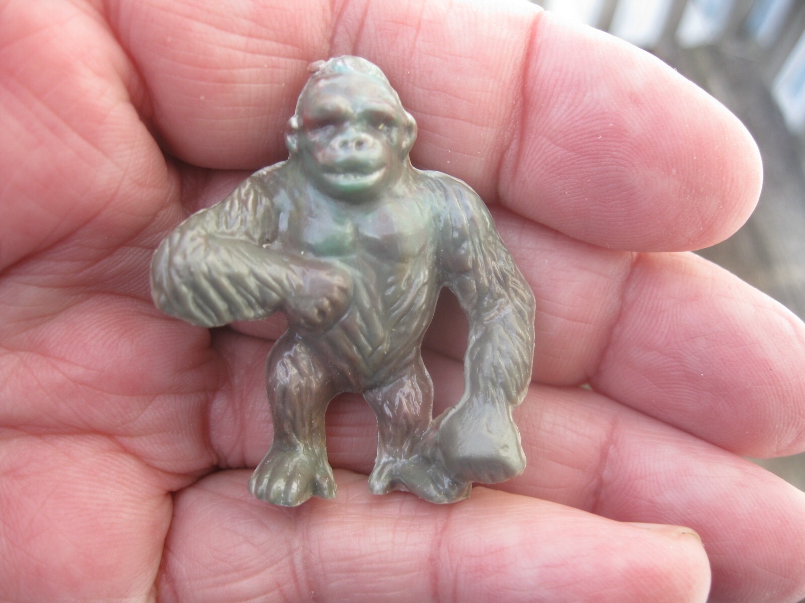 Complete set 10 LIDO Wild / Jungle early Marbled Hard Plastic Playset