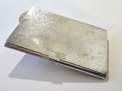 TIFFANY & Co STERLING SILVER 925 BUSINESS CARD CASE HOLDER. SPAIN