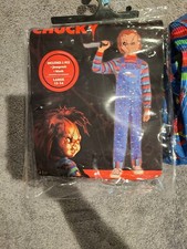 Costume Culture Childs Play Chucky Child Boys Halloween Costume 12-14 2 Knives
