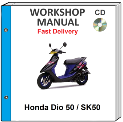HONDA DIO 50 SK50 SERVICE REPAIR SHOP MANUAL ON CD | eBay