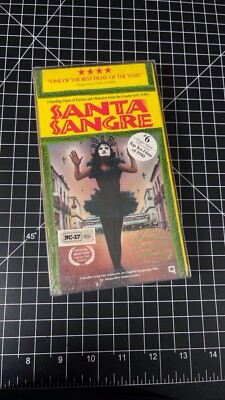Santa Sangre Sealed VHS Promo/Screener A. Jodorowsky El Topo Horror Cult Video.