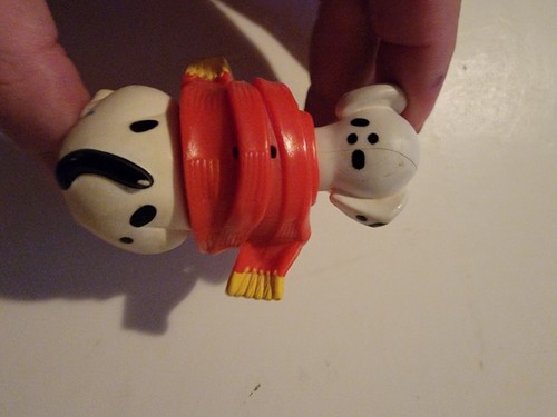 McD 1996 McDonalds DISNEY 101 Dalmatian TOY Ornament #81 Wrapped in RED SCARF - Picture 3 of 5