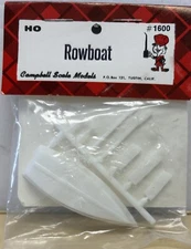 Campbell Scale Models 1600, Rowboat, HO Scale New