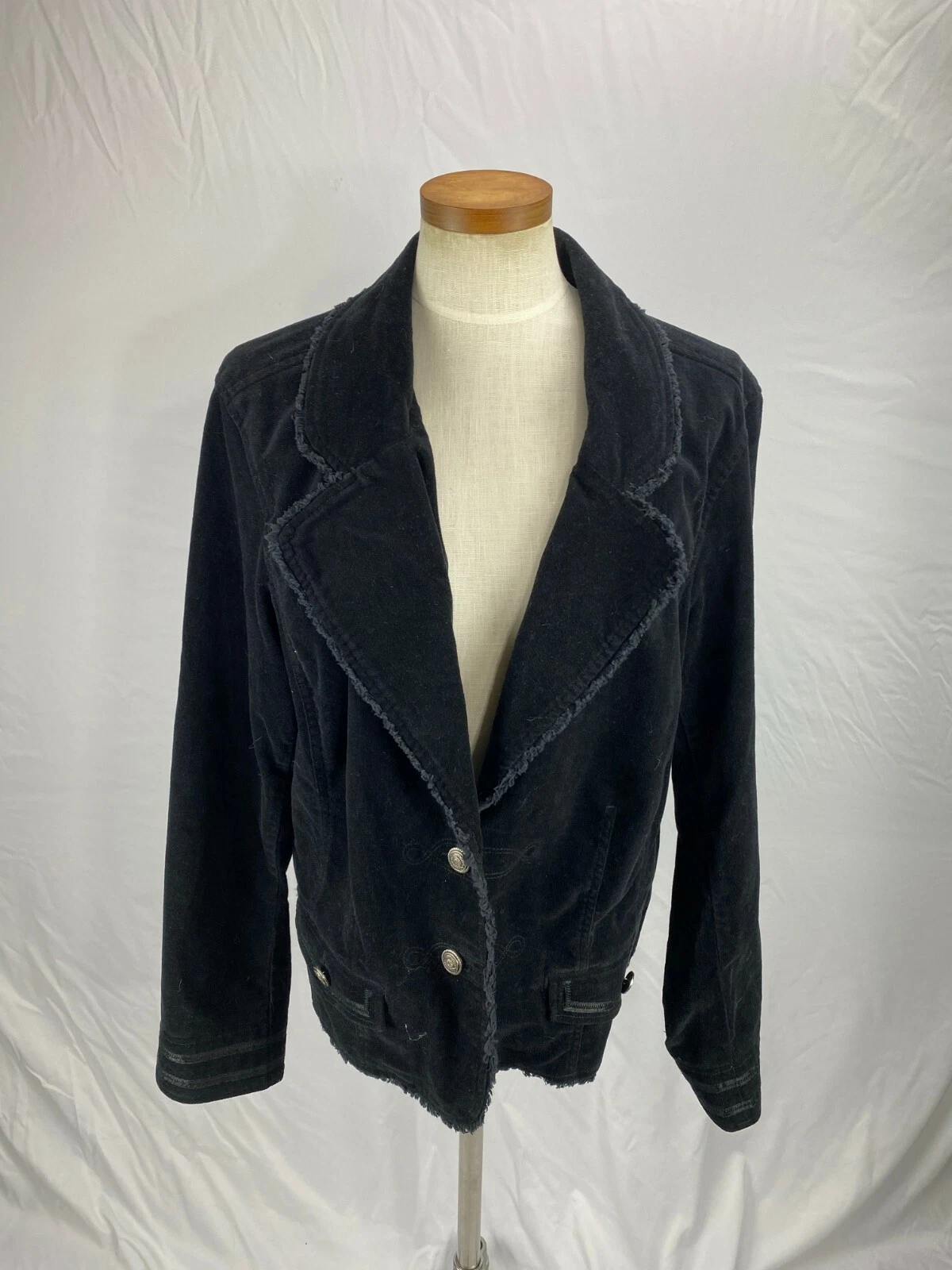 Veste velours noir femme Venezia Supreme 18 20