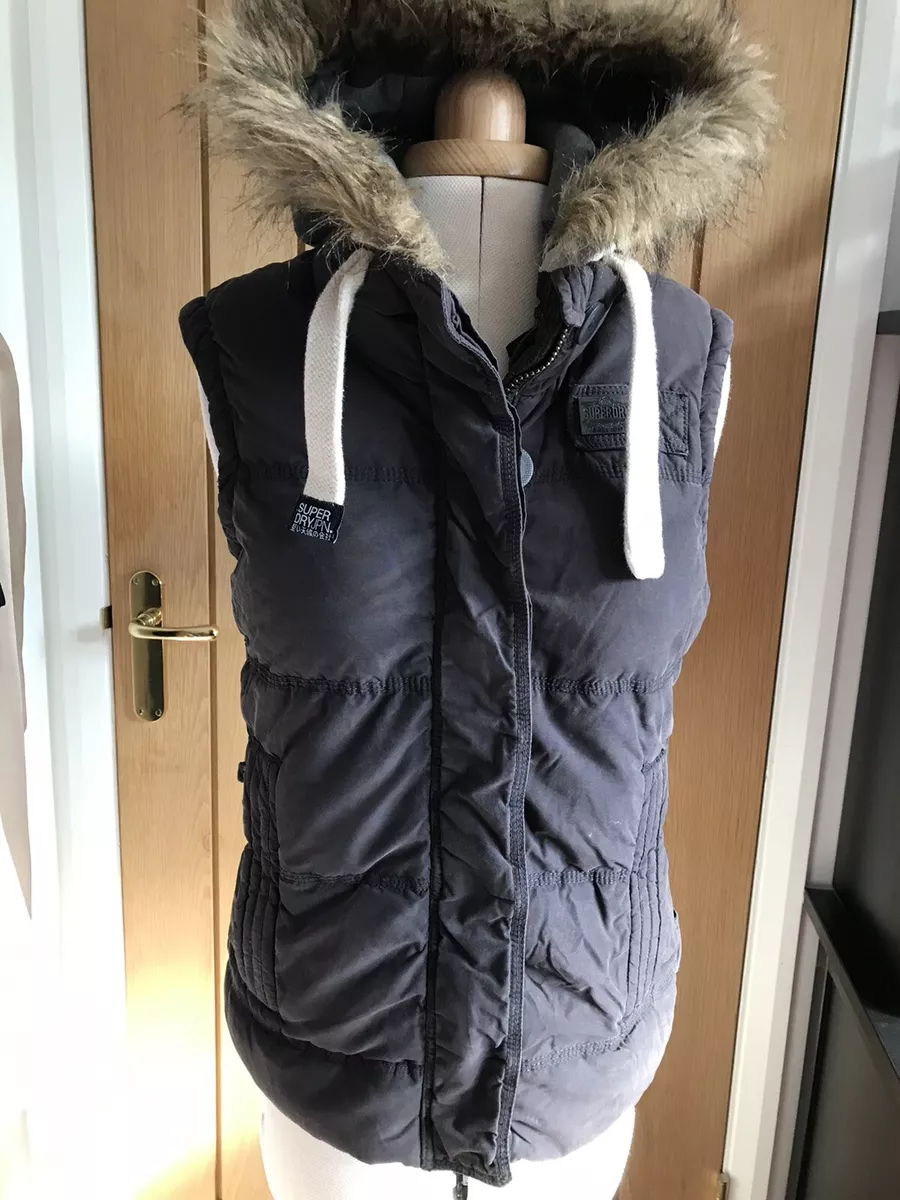 Superdry university gilet clearance