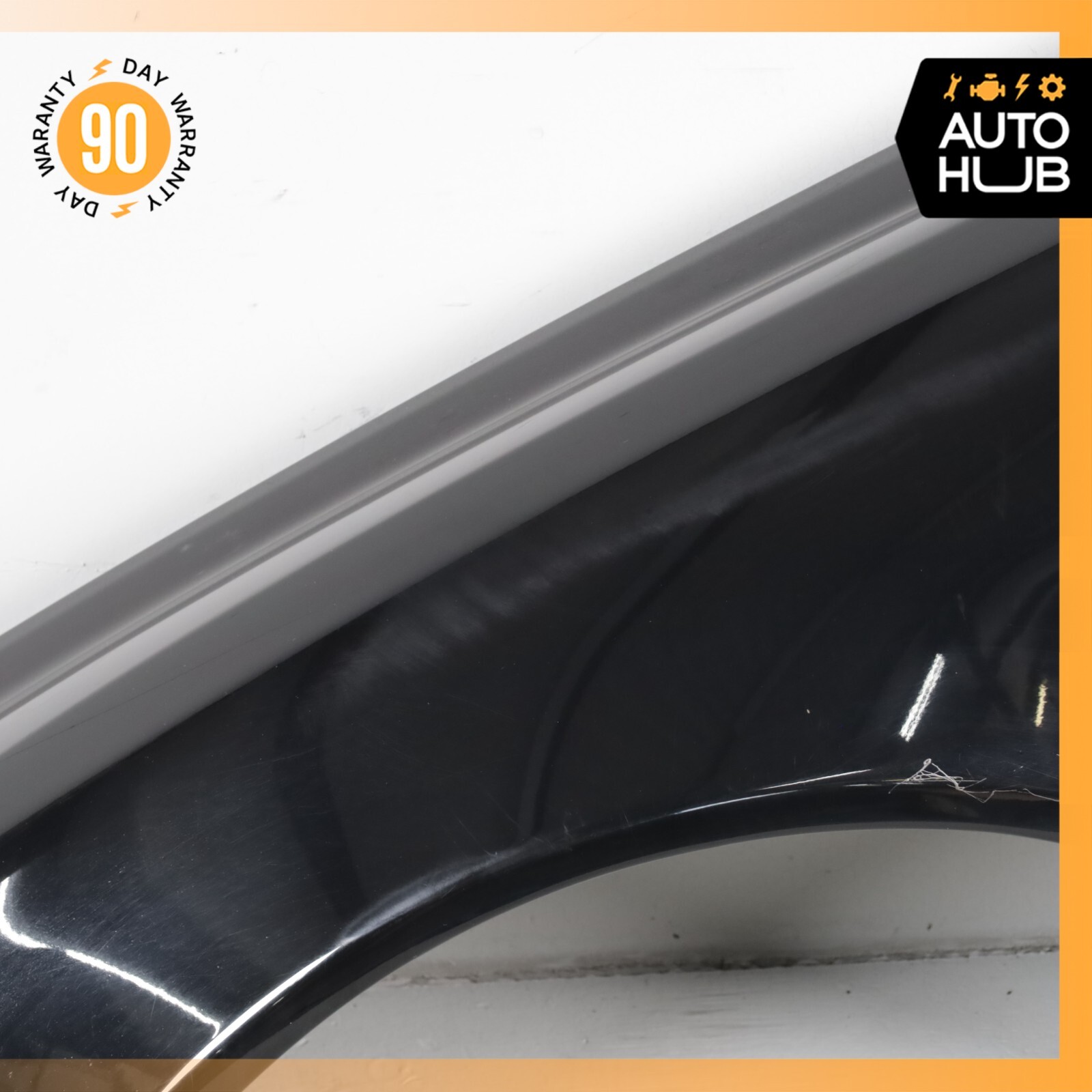 03-13 Maserati Quattroporte M139 Left Driver Side Fender Assembly Black OEM