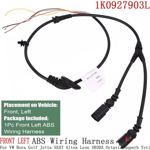 ABS Kabelbaum vorne links für Bora Golf Jetta Altea Leon Octavia 1K0927903L