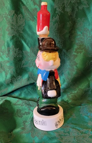 Vintage Happy/Sad Clown Liquor Decanter Rotating Music Box “How Dry I am” Japan - Picture 4 of 13