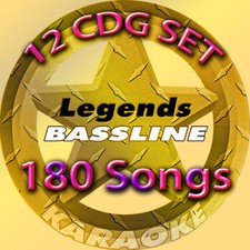 12 CDG Karaoke Set 180 Songs Basseline Totally awesome Professional Selection