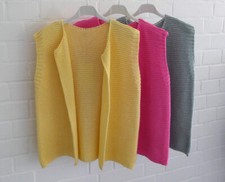 Aute Ärmellose Damen Strick Weste viele Fb mit Baumwolle Onesize 36 - 42 25C720K