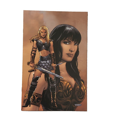 DYNAMITE COMICS: XENA WARRIOR PRINCESS, VIRGIN COVERS #3D, 2D IN NM+, 2006