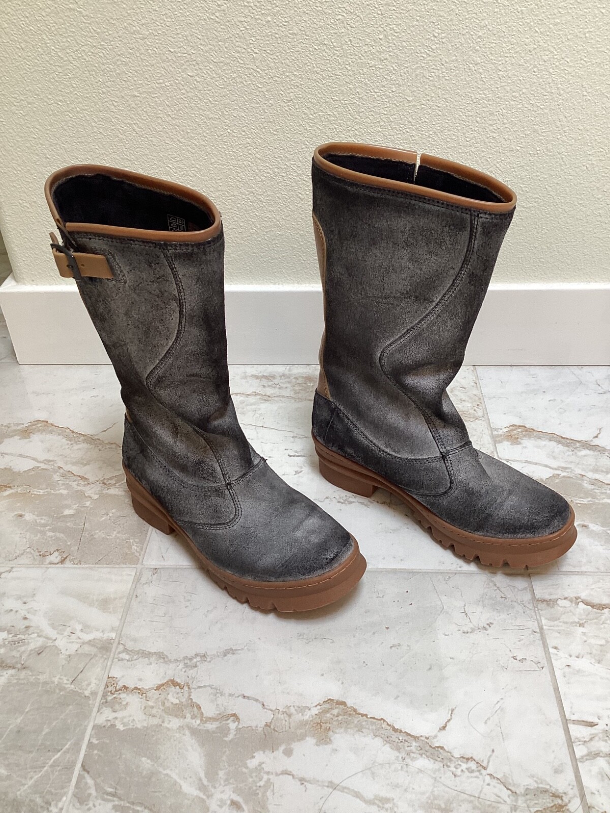 Stivali da pioggia KEEN Willamette impermeabili in camoscio cerato taglia 7