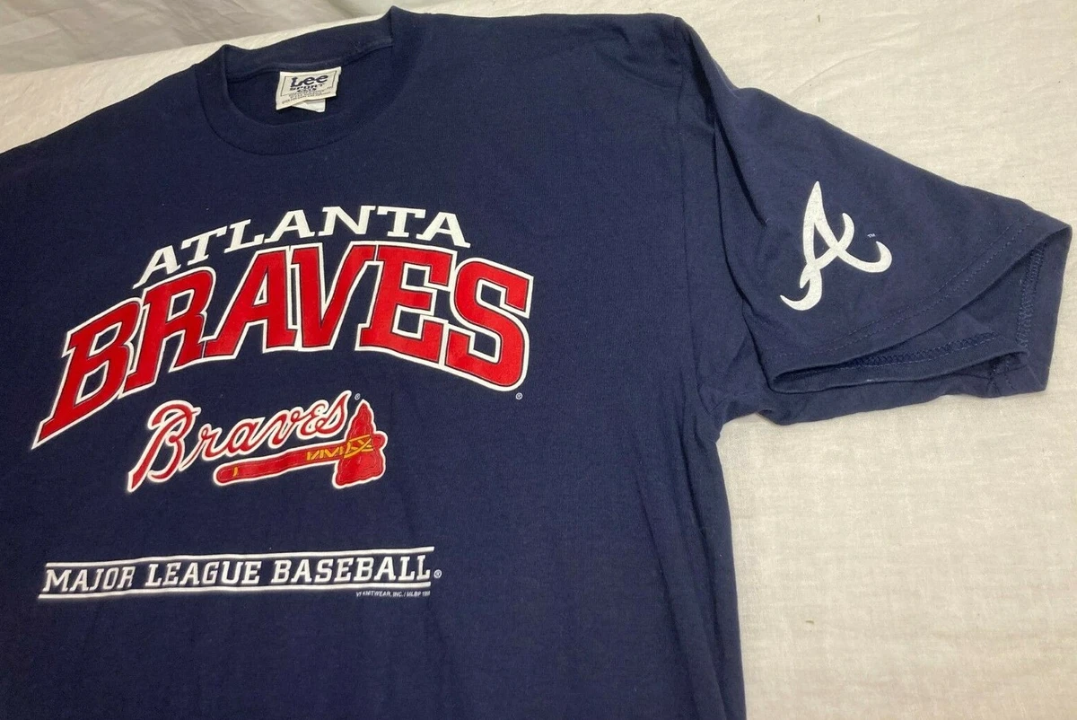 Vintage LEE Sport 90s Atlanta Braves Shirt - MLB Baseball (XXL)