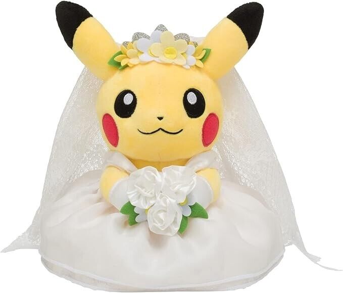Pokémon Plush - Pikachu Bride in Garden Wedding Dress Pokémon Plush - Pikachu Bride in Garden Wedding Dress