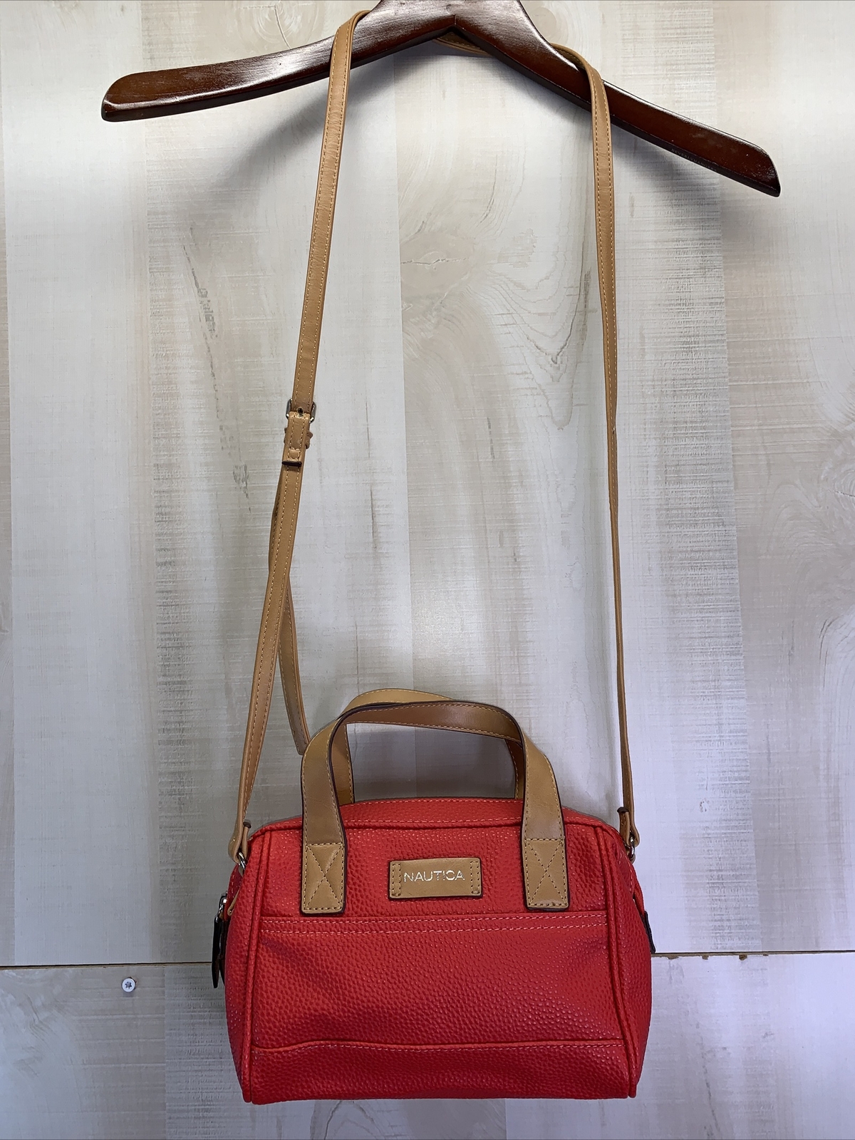 Para Mujer Pequeño Bolso De Mano Monedero Bolso de de imitación de cuero rosa coral | eBay