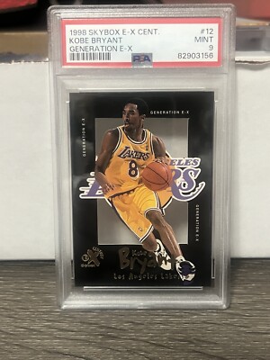 1998 Skybox E-X Century Generation E-X Kobe Bryant #12 PSA 9 MINT 