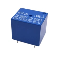 US Stock 5pcs SRD-03VDC-SL-C 3V DC Power Relay PCB Type SPDT 5 Pins