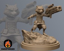 Rocket Raccoon works with Marvel Crisis Protocol Superhero Mini Miniature MCP