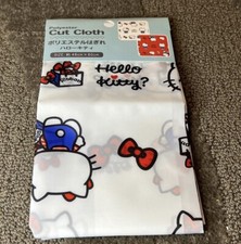 Hello Kitty Polyester Cut Cloth Fabric Square Officially Licensed Sanrio Kawaii