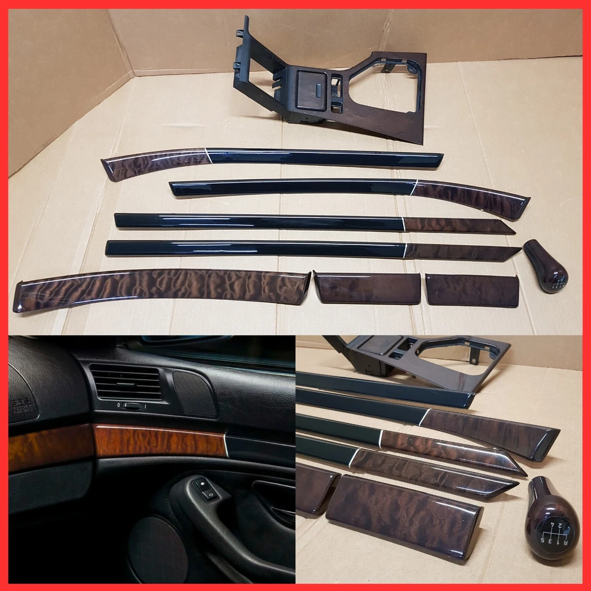 BMW E39 Individual Interior Trim Set Rare OEM Maple Wood