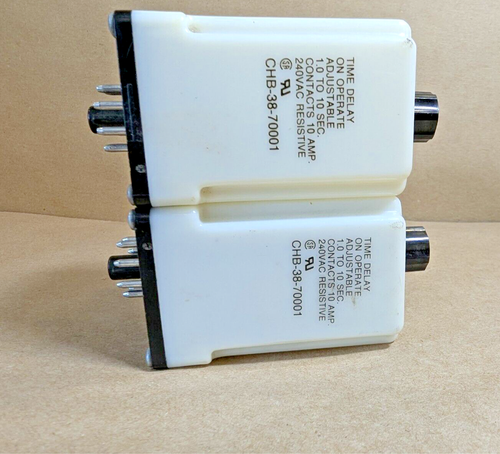 Potter & Brumfield / TE CHB-38-70001 Timer Relay On Delay 1-10 Sec 120Vac (NNB) - Afbeelding 7 van 7