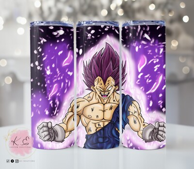 Custom Anime Vegeta 20 CUSTOM Double Walled Stainless