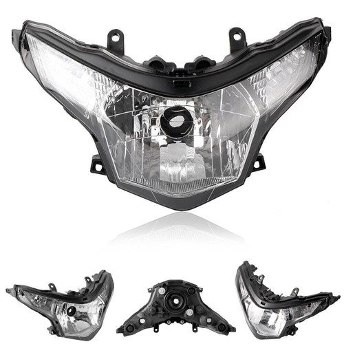 Black Motorcycle Front Headlight Head Lamp Assembly For Honda CBR250R