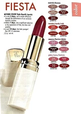 Avon BEYOND COLOR Triple Benefit FIESTA Lipstick NOS in BOX .13 oz Vintage