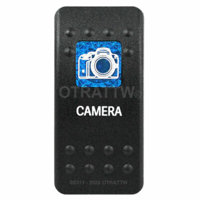 OTRATTW Carling Technologies Contura II Rocker only, CAMERA, BLUE LENS