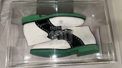 US 9.5 ? Heineken100 x Mark McNairy Saddle Boots Collectable Original clean box US 9.5 ? Heineken100 x Mark McNairy Saddle Boots  main image 2