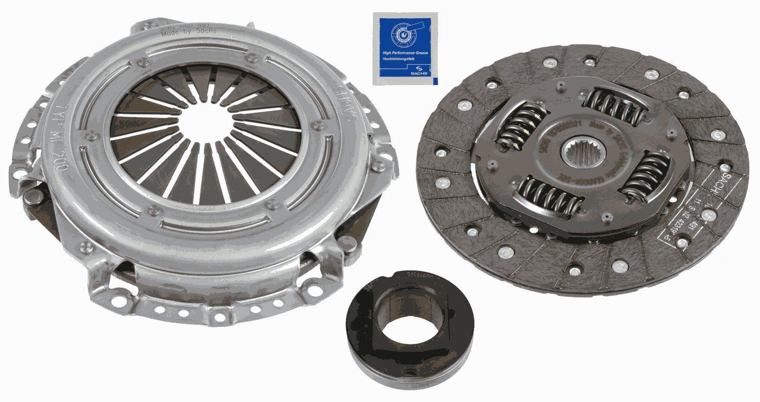 SACHS Clutch Kit 3000 951 012 For PEUGEOT 207 WA WC 2006 to 2015